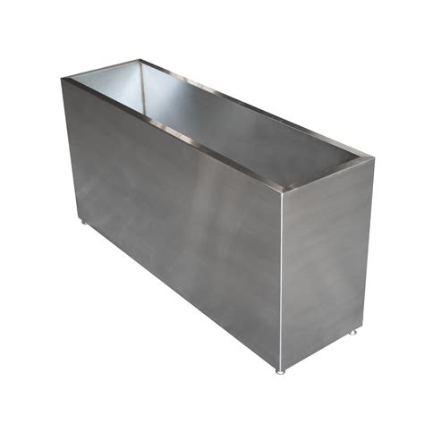 stainless steel planter boxes|stainless steel outdoor plant stand.